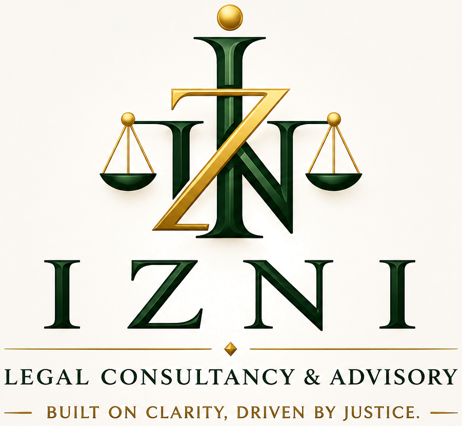 IZNI Legal Consultancy & Advisory Logo